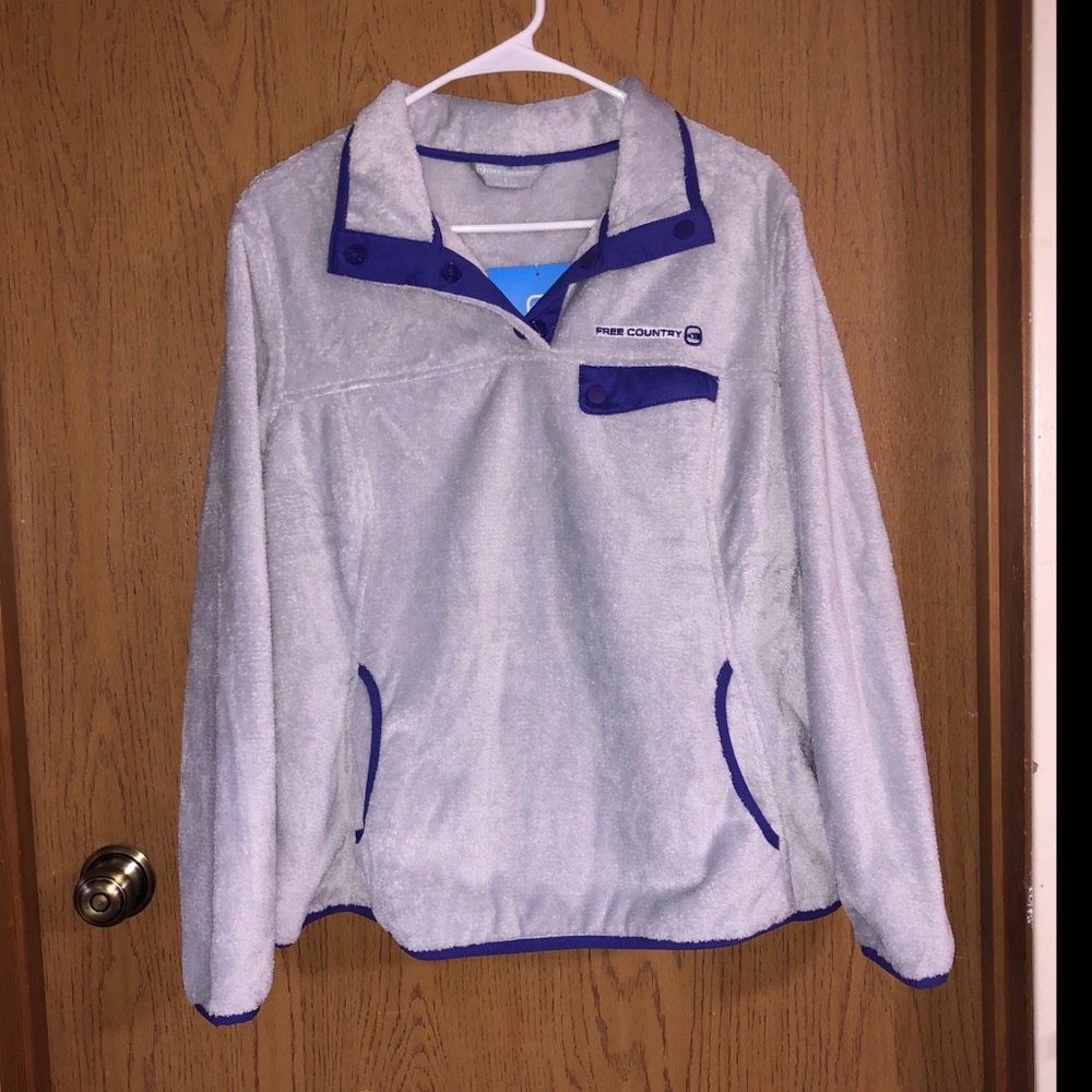 NWT! Free Country Quarter-Snap
